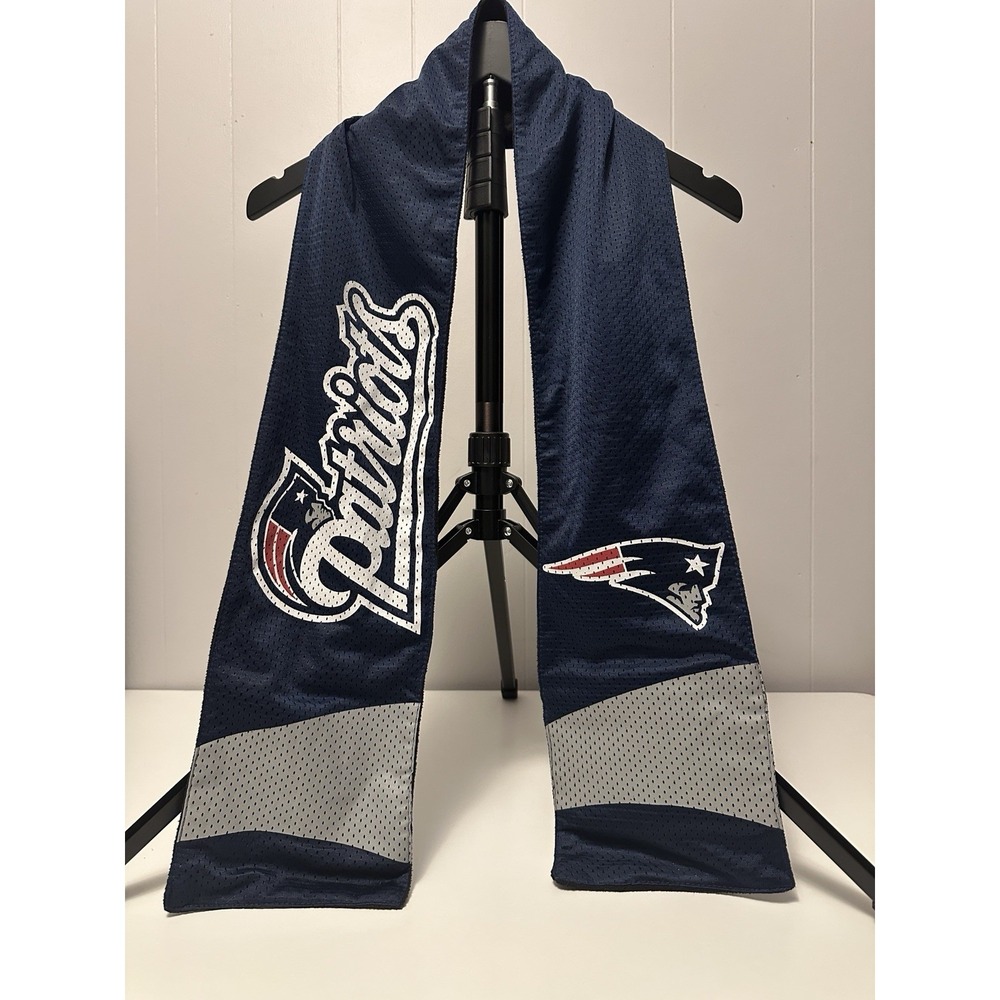 NEW ENGLAND PATRIOTS SCARF NFL PRO*FAN*ITY by LITTLEARTH with pocket
